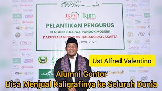Alumni Gontor Penjual Karya Kaligrafi ke Luar Negeri